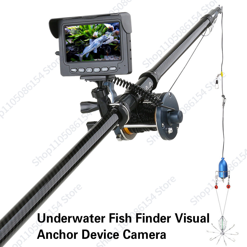 Fishing Camera - กล้องมองใต้น้ำความละเอียดสูง จอใหญ่ สำหรับหาปลา อุปกรณ์ตกปลาในน้ำขุ่น (ไม่มีรอกและคันเบ็ด แพ็คเกจขนาด