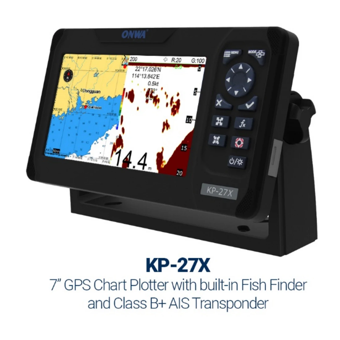 7 นิ้ว ออนวา KP-27X เครื่องหาป - Fish Finder Transducer บทวิจารณ์และราคา