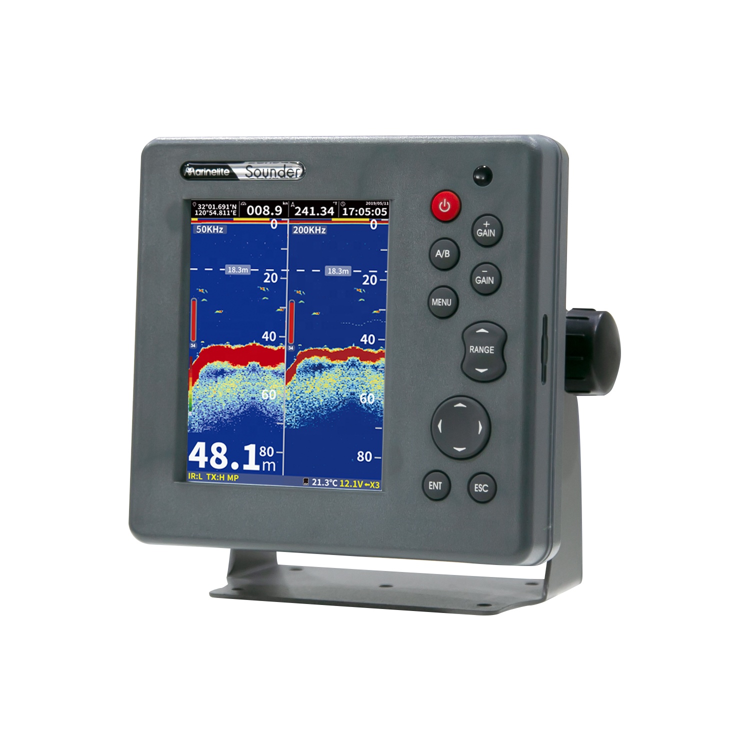 เครื่องหาปลาแบบโซนาร์ขนาด 6 นิ - Fishing Depth Finder บทวิจารณ์และราคา
