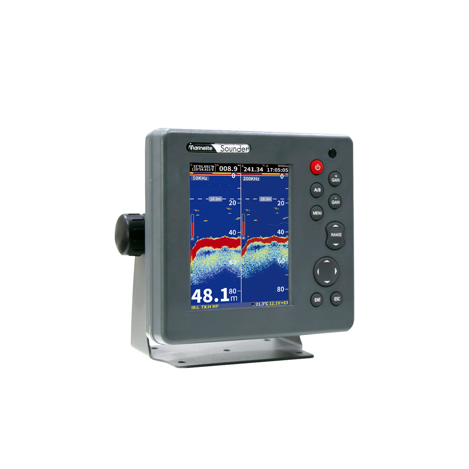 เครื่องหาปลาแบบโซนาร์ขนาด 6 นิ - Fishing Depth Finder บทวิจารณ์และราคา