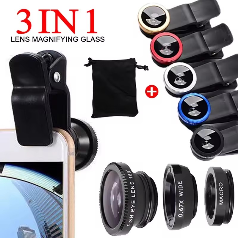 เลนส์โทรศัพท์แบบ 3 in 1 ฟิชอาย - Fishing Camera บทวิจารณ์และราคา