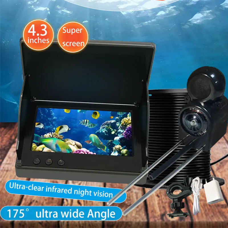YS43A 4.3 นิ้วเครื่องตรวจจับปล - Fish Finder Battery บทวิจารณ์และราคา