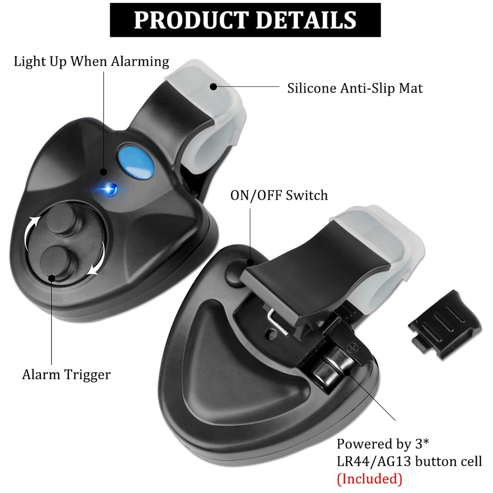 ชุดคลิปตกปลาคาร์พ พร้อมไฟ LED  - Fish Finder Battery บทวิจารณ์และราคา