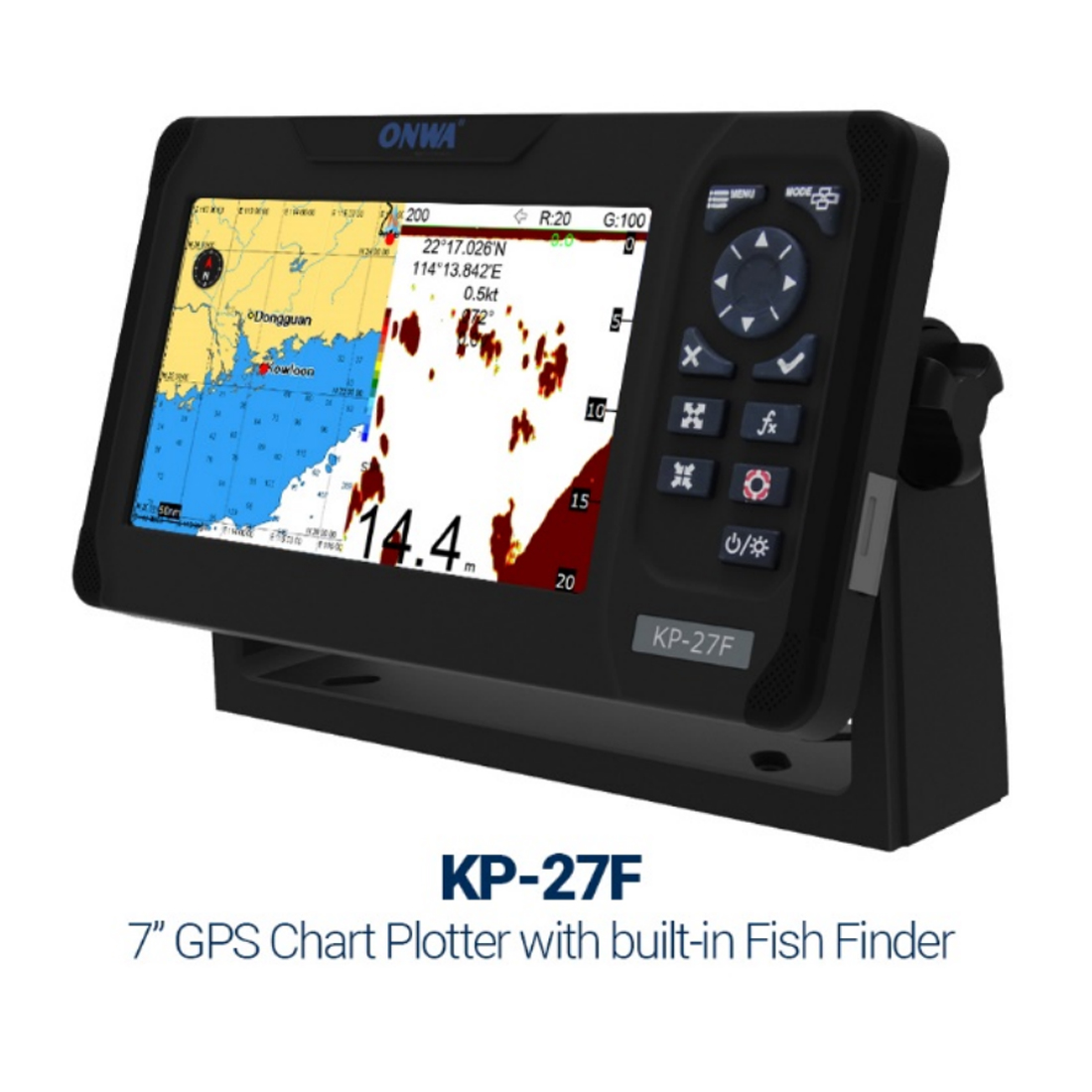 เครื่องหาปลา ONWA KP-27F ขนาด  - Fish Finder Transducer บทวิจารณ์และราคา