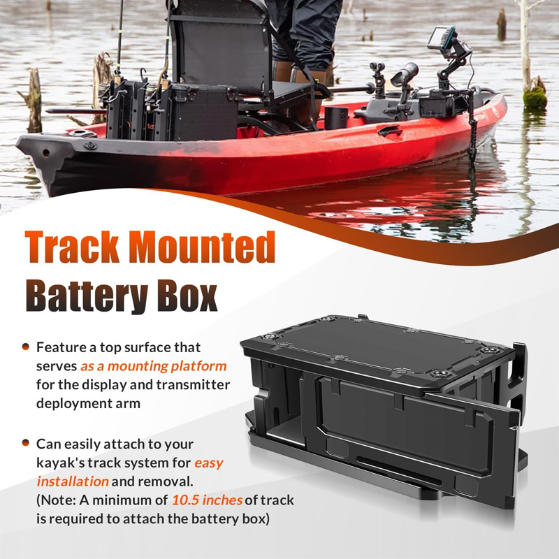 ติดตามกล่องแบตเตอรี่สําหรับ Fi - Fish Finder บทวิจารณ์และราคา